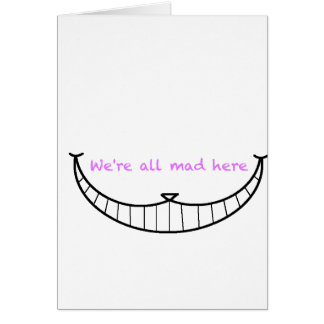 Cheshire Cat Smile Cards