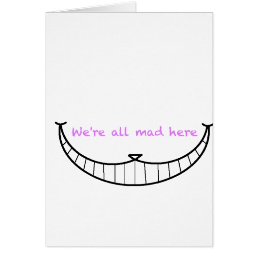 Cheshire Cat Smile Cards (Front)