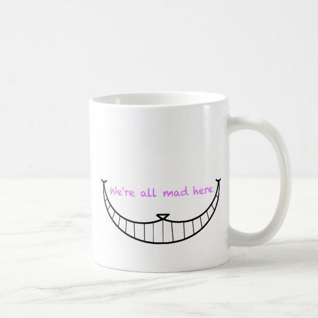 Cheshire Cat Smile Coffee Mug (Right)