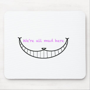 Cheshire Cat Smile Mouse Pad