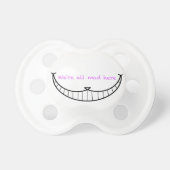 Cheshire Cat Smile Pacifier (Front)