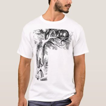 Cheshire Cat T-shirt by Clareville at Zazzle