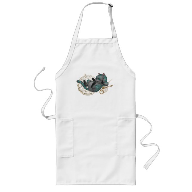 Cheshire Cat | Time's a Wastin' 2 Long Apron (Front)