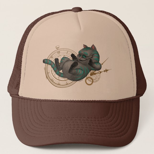 Cheshire Cat | Time's a Wastin' 2 Trucker Hat (Front)