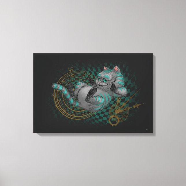 Cheshire Cat | Time's a Wastin' 3 Canvas Print (Front)