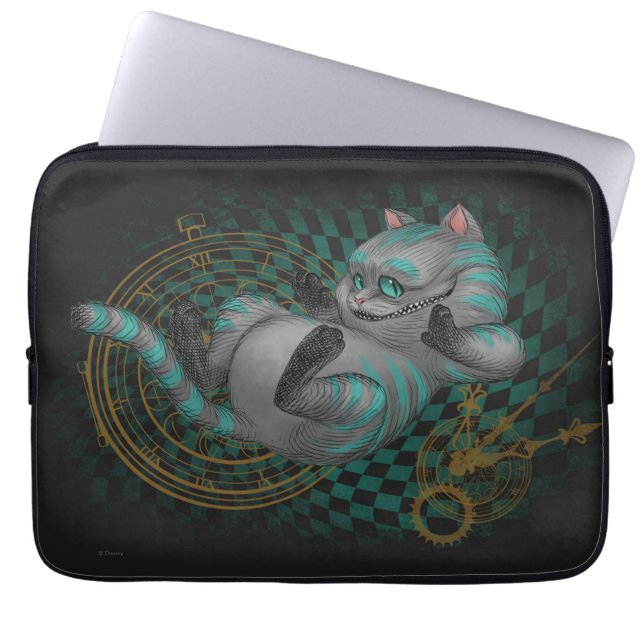 Cheshire Cat | Time's a Wastin' 3 Laptop Sleeve (Front)