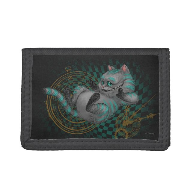 Cheshire Cat | Time's a Wastin' 3 Tri-fold Wallet (Front)