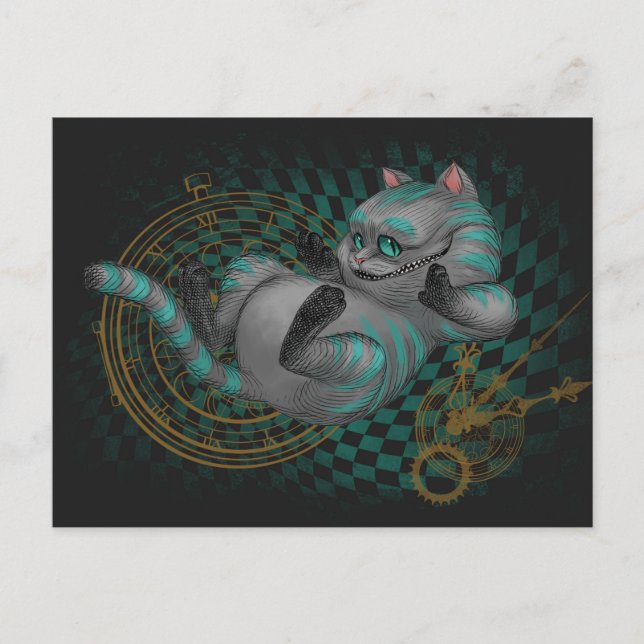 Cheshire Cat | Time's a Wastin' Postcard (Front)