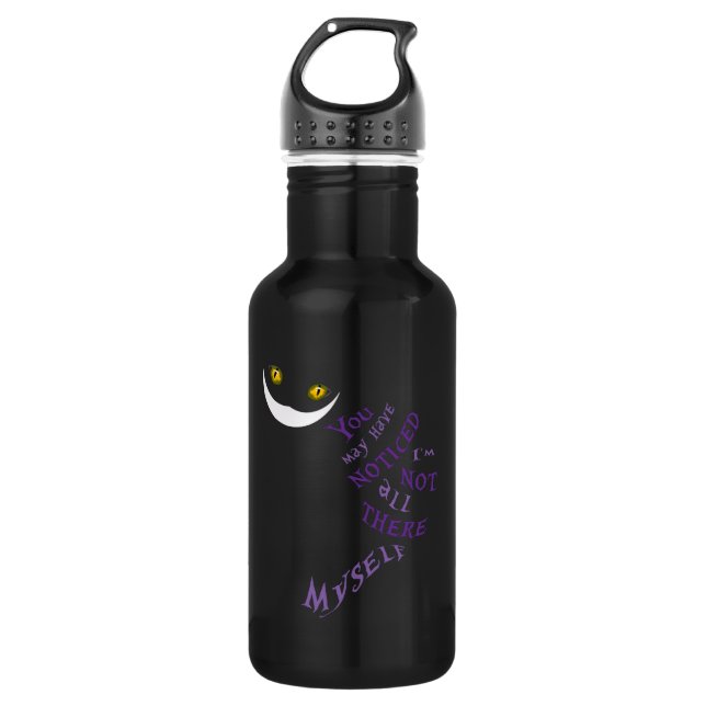 Cheshire Cat Water Bottle (Front)