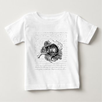 Cheshire Cat - We're All Mad Here Baby T-shirt by artladymanor at Zazzle