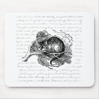 Cheshire Cat - We're all mad here Mouse Pad