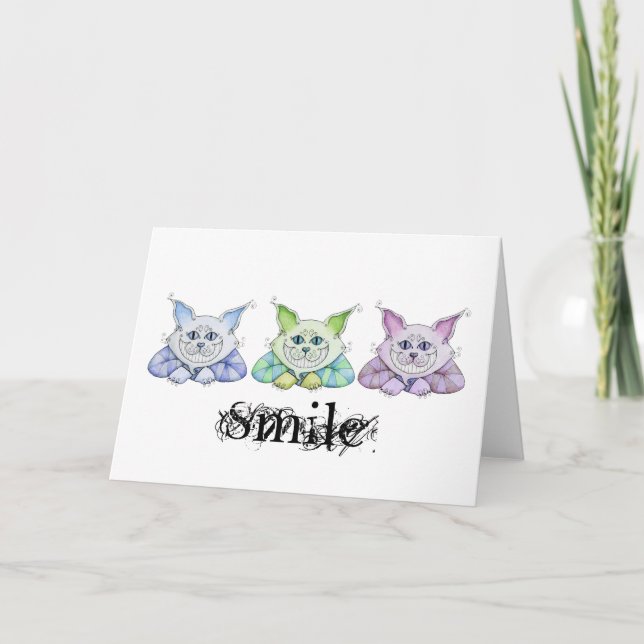 Cheshire Cats Card (Front)