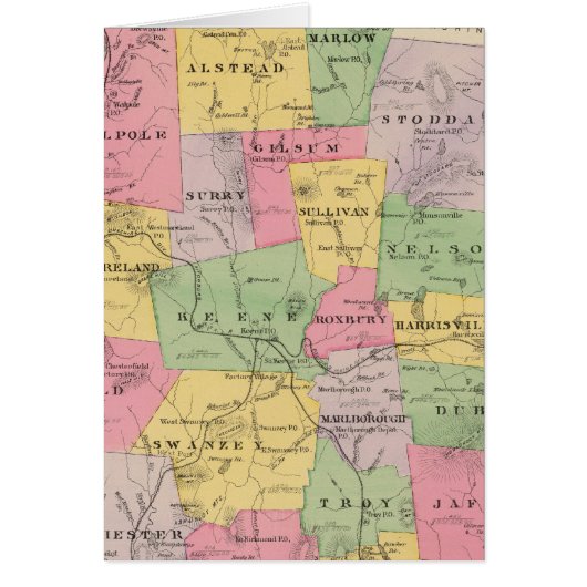 Cheshire County, NH Cards (Front)