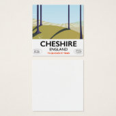 Cheshire, England travel poster (Front & Back)