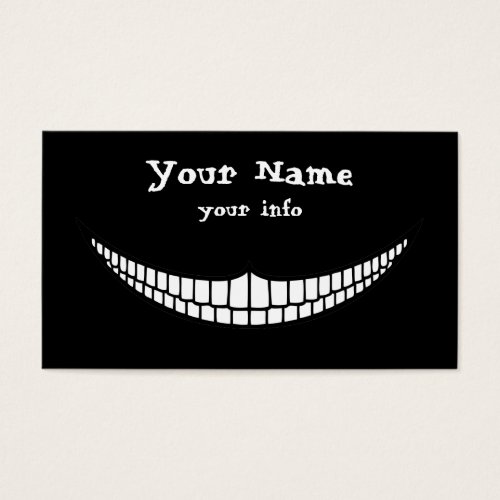 Cheshire Grin Business Card Templates