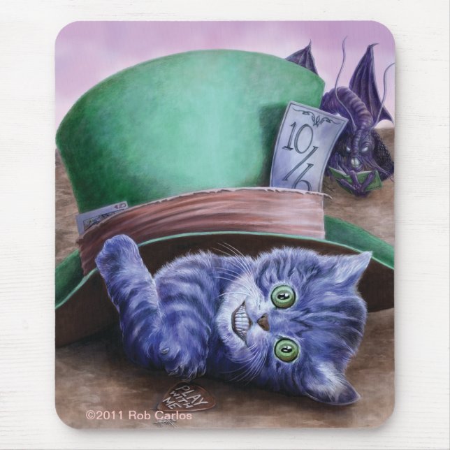 Cheshire Kitten Mousepad (Front)