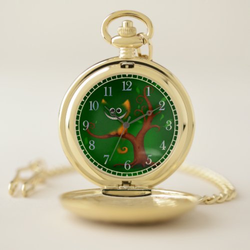 Cheshire Kitten Pocket Watch