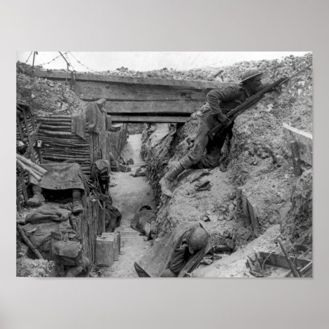 Cheshire Reg't at the Somme Poster (Front)