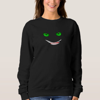 Cheshire Smile Green Sweatshirt