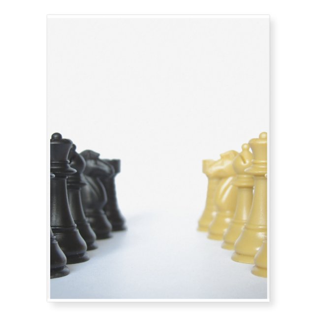 chess-24 temporary tattoos (Front)