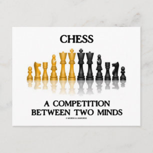 Chess A Competition Between Two Minds (Birthday) Invitation