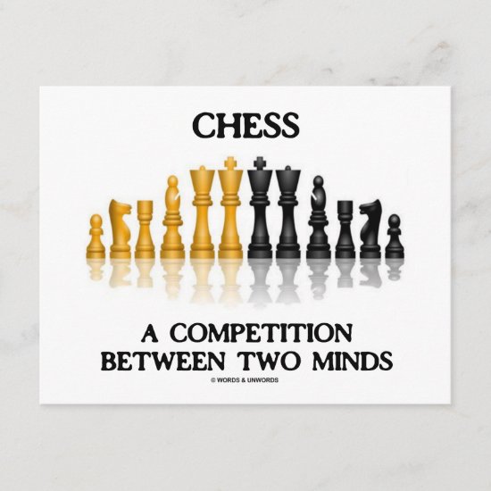 Chess A Competition Between Two Minds (Birthday) Invitation