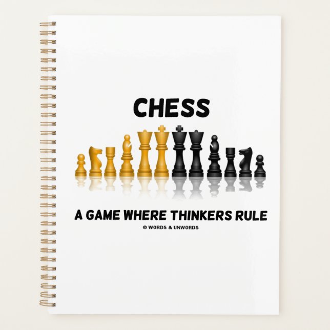 Chess A Game Where Thinkers Rule Reflective Chess Planner (Front)