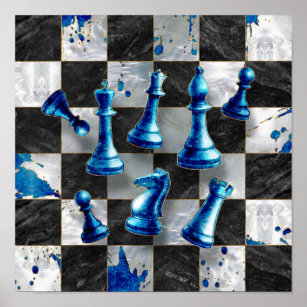 chess abstract art