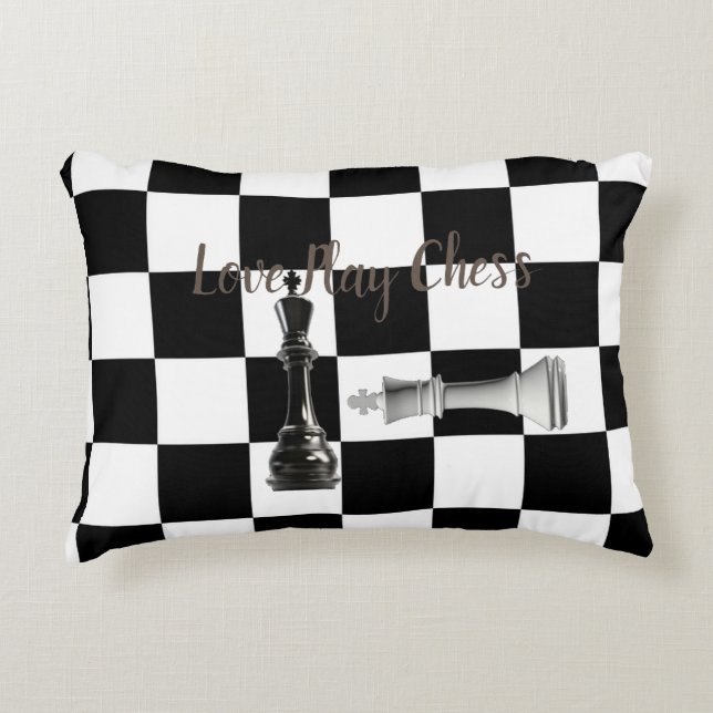 Chess  accent pillow (Front)