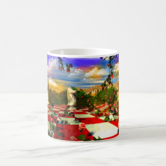 Chess Art great chess gift Color Morph Mug (Center)