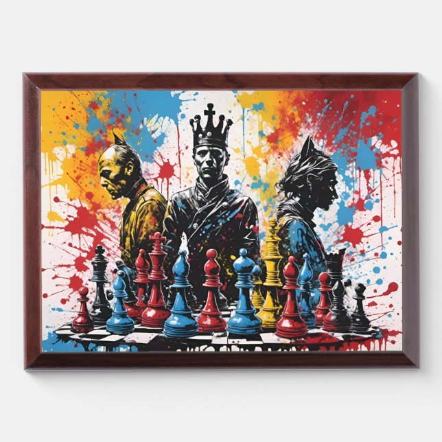 Chess Award Plaque (Horizontal)