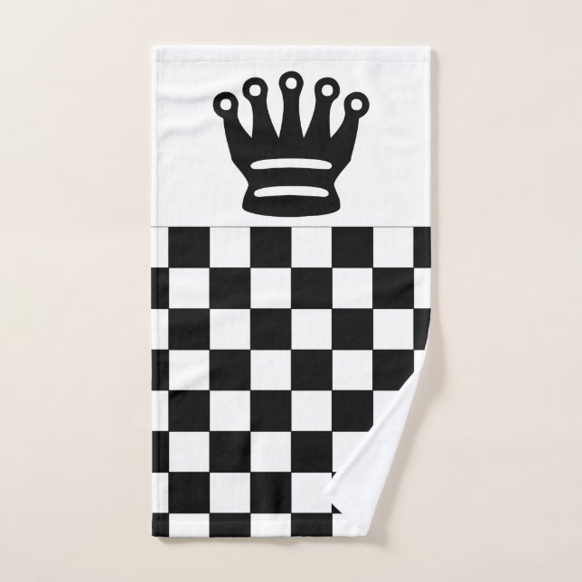 Chess Bath Towel Set (Hand Towel)