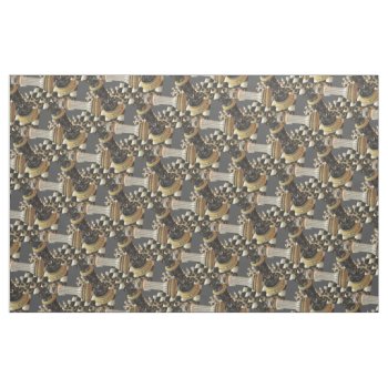 Chess Battle Chess Board Fabric by Specialeetees at Zazzle