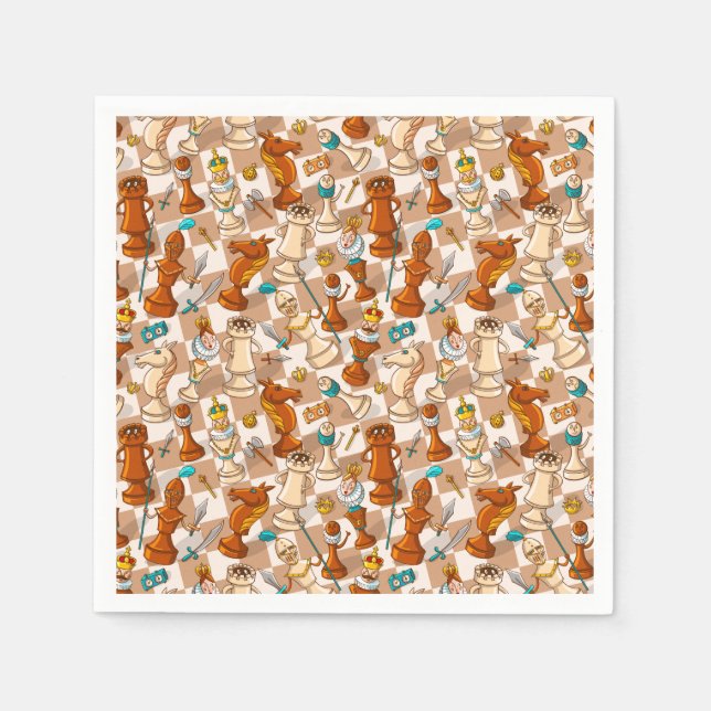 Chess battle napkins (Front)