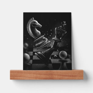Chess Battle Picture Ledge Art