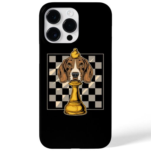 Chess Beagle Dog/ Funny Beagle  Case-Mate iPhone 14 Pro Max Case