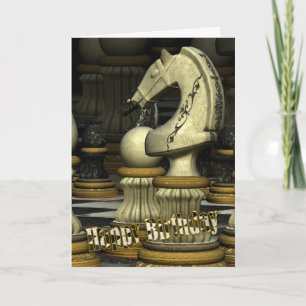 Chess Birthday Card
