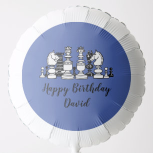 Chess Birthday Party Balloon
