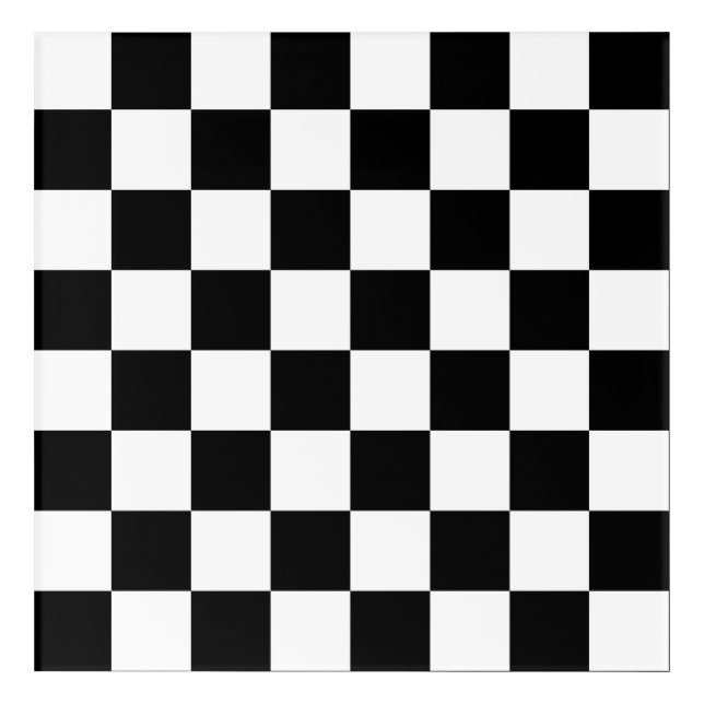 chess board acrylic print (Front)