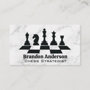 Business card editor Chess Board AT34807