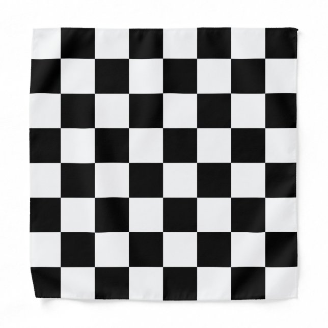 chess board bandana (Front)