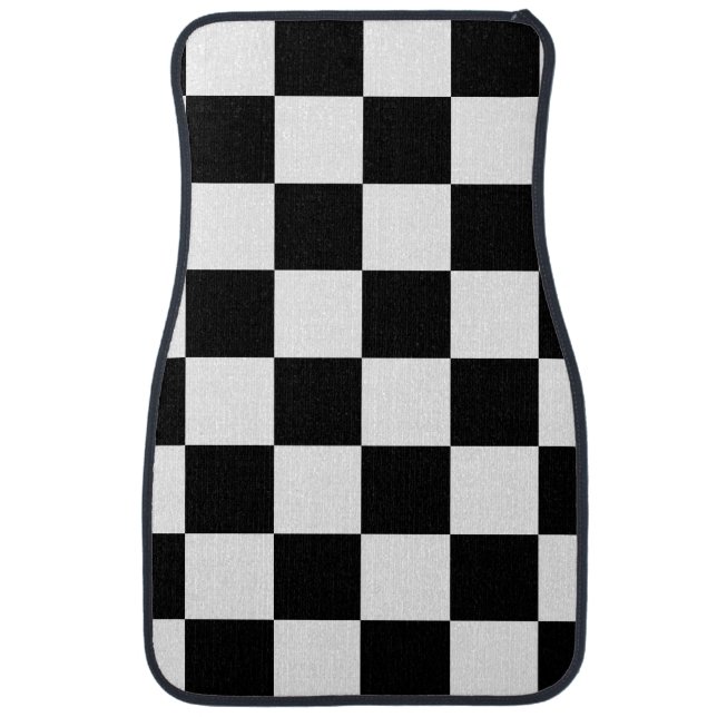 chess board car floor mat (Front)