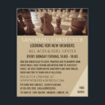 Chess Board, Chess Club Advertising Flyer<br><div class="desc">Chess Board,  Chess Club Advertising Flyers By The Business Card Store.</div>