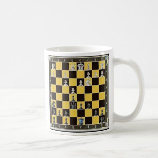 chess board coffee mug