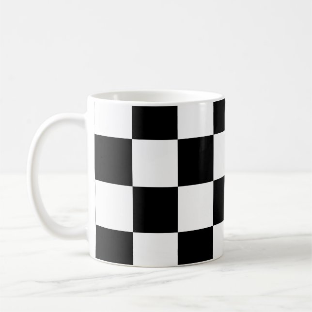 chess board coffee mug (Left)