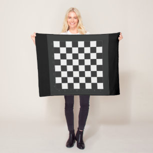 Chess Board Fleece Blanket