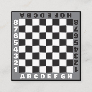 chess board for sale square business card