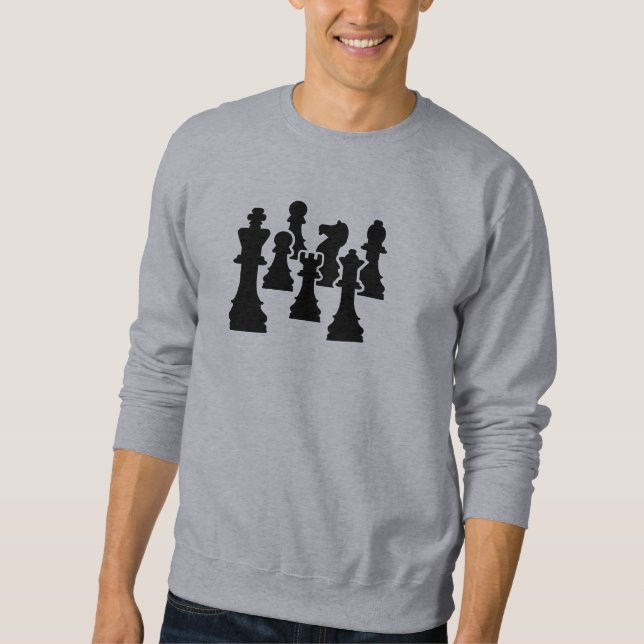 Chess board game sweatshirt (Front)