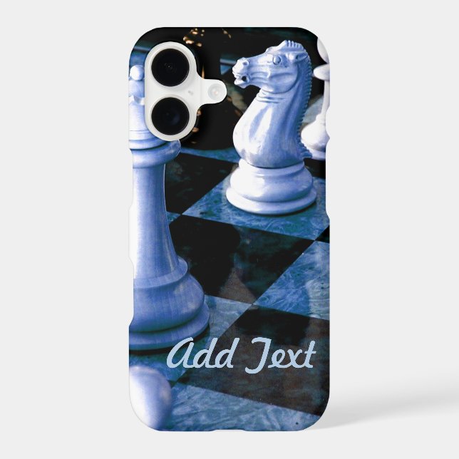 Chess Board King Customize Personalize Iphone Case (Back)