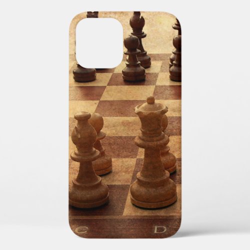 Chess Board Macro iPhone 12 Case